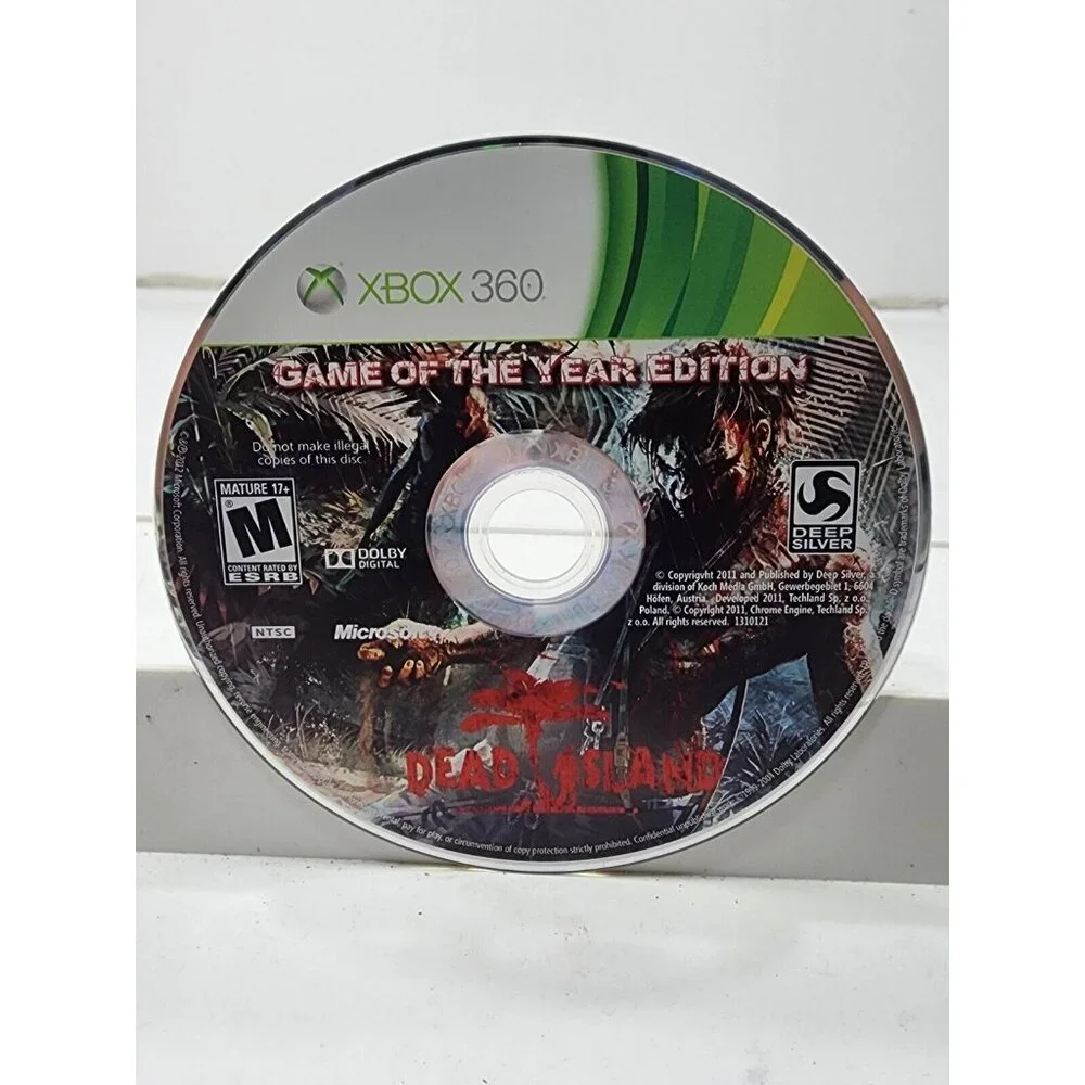 Dead Island: Game of the Year Edition Xbox 360 Microsoft Complete With Manual